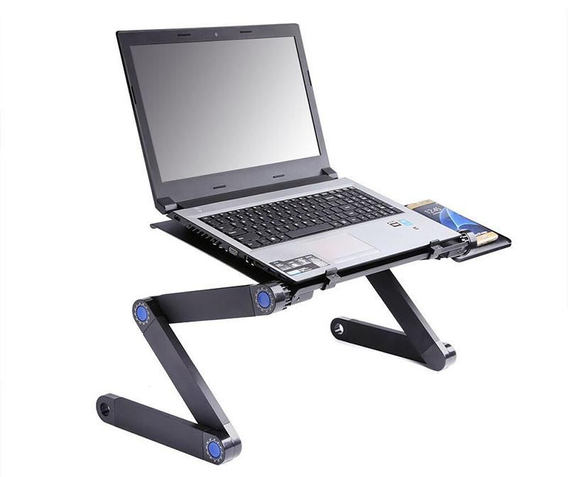 Portable Laptop Stand Table for Bed Sofa Folding Notebook Desk with Mouse Pad for Home Office Computer Desk