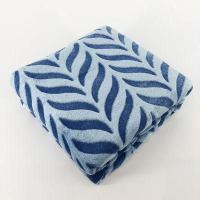 Jacquard Sofa Blanket Embossed Fleece Flannel Blankets Throws