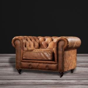 Classic French Living Room Tufted Chesterfield Sofa