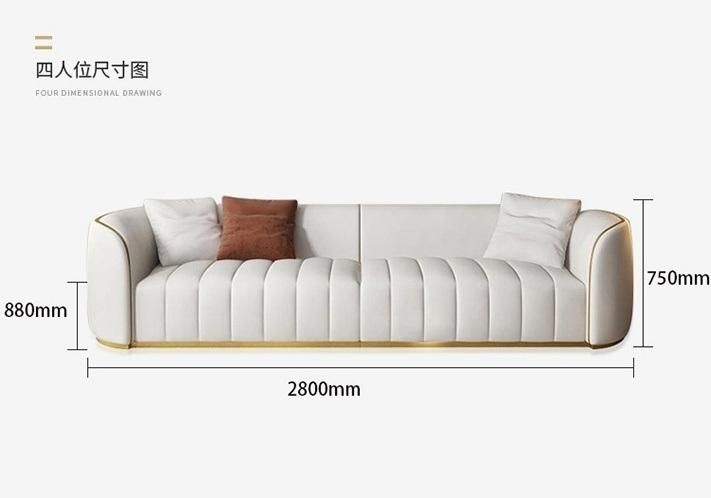 New Modern Luxury Young Fabric Upholstery Leisure Sofa for Home Hotel Living Room