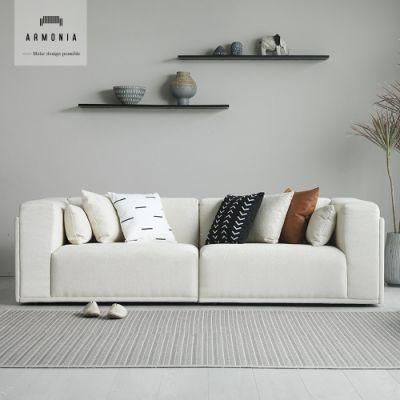 Modern Backrest Cushion Sofa Home Furniture Fabric Sofa