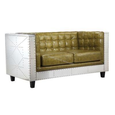 Home Leisure Furniture Aluminum Aviator Vintage Retro Living Room Sofa