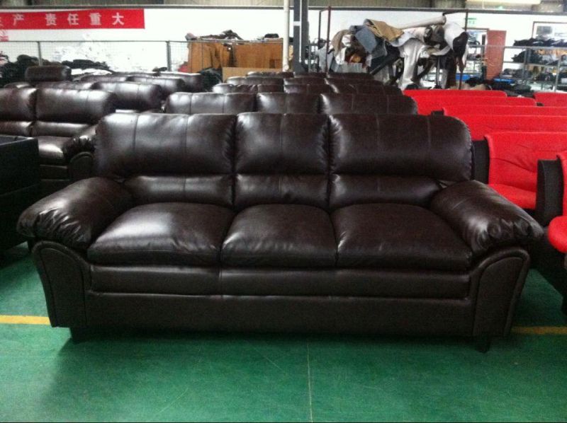 Modern PU Sofa +Love+Chair with Kd Construction for Home Furniture