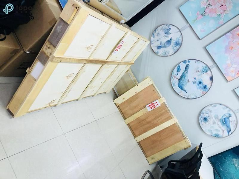 Chinese Toughened Geometric Glass-Painting in Guangzhou (MR-YB6-2021A)