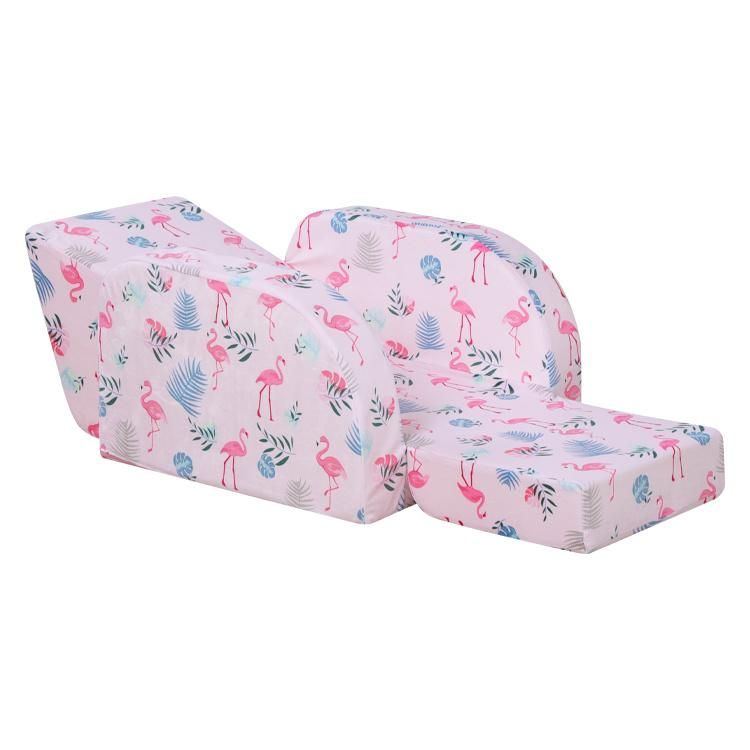 2021 Top Selling Fashion 2 in 1 Folding Kids Sofa