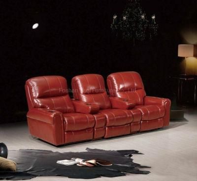 Leather Recliner Sofa, Living Room Sofa, Leather Sofa (YA-605)