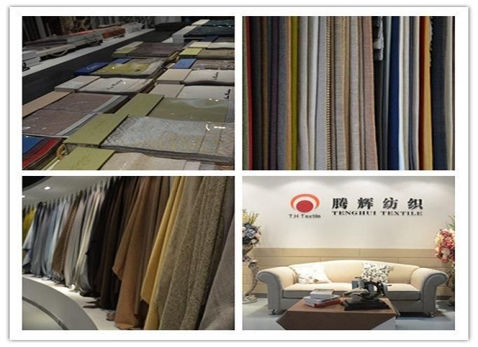 100% Polyester Dyeing Linen Sofa and Furniture Fabric