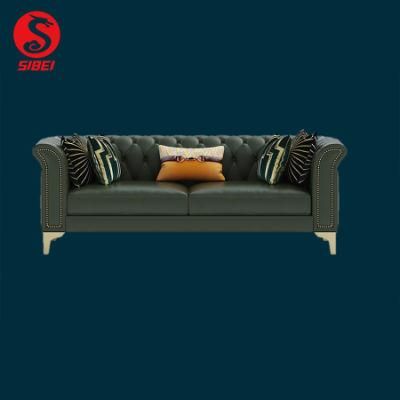 Modern Luxury Leisure Couch Home Furniture Set Living Room Furniture Leather Sofa