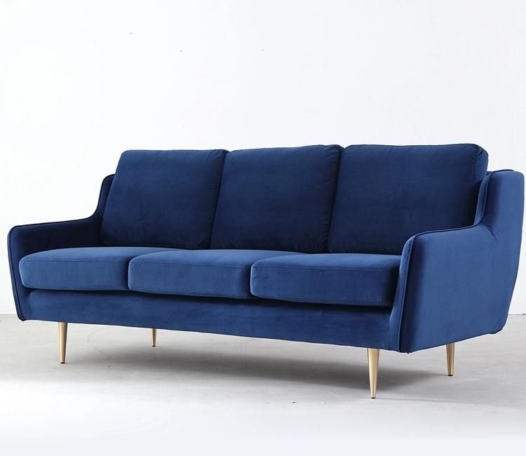 Hot Sale Furniture Modern Fabric Hotel Velvet Fabric Sofa