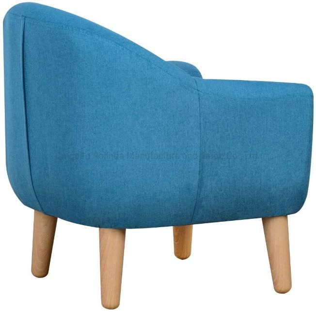 Hot Sale Single Kids Sofa Chair, Upholstered Linen Fabric Armchair for Toddlers