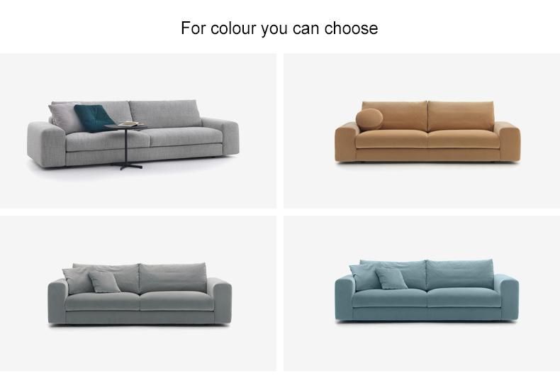Special Design Sofa Couch Home Furniture Leisure Rectangular Fabric Sofa