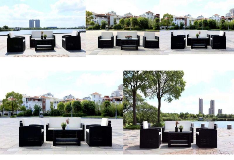 PP Injection Mould Plastic Garden Furniture Outdoor Sofa
