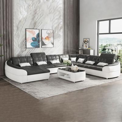 Top Sales China Supplier Home Furniture Living Room Leather Sofa Sets