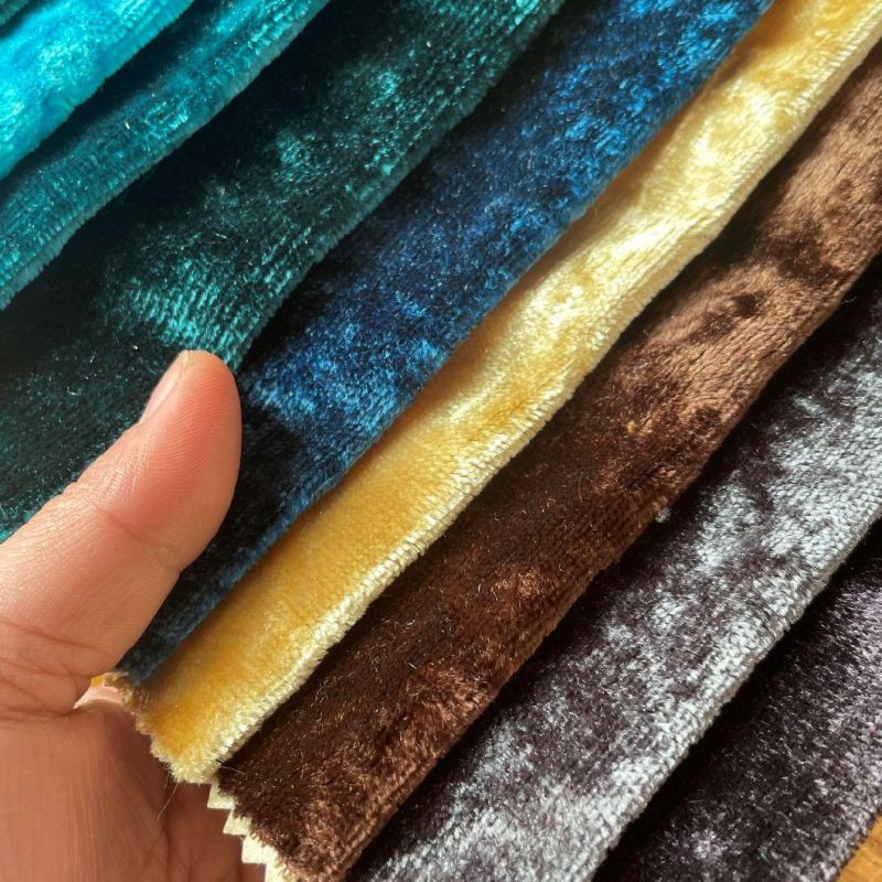 Long Hair Ice Velvet for Sofa Curtain Uholstery Fabric (PL)