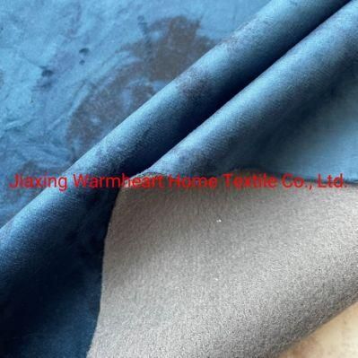 New Arrival Printed Velvet Upholstery Fabric Sofa Cloth Furniture Material Mosha Velvet (PT014)