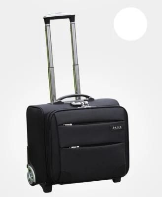 Black Color Trolley Luggage Bag for Business (ST6237E)