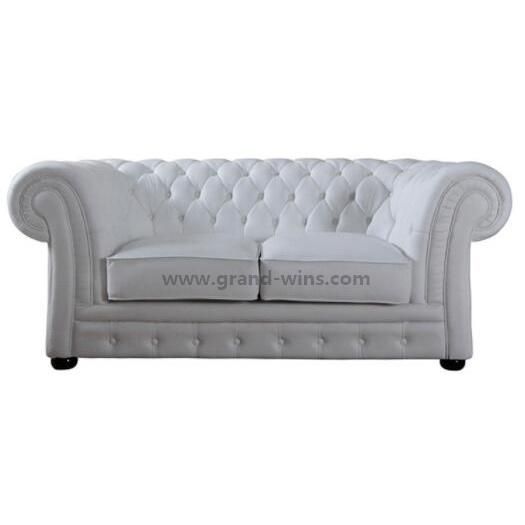 Modern European Living Room Sectional Assembled Velvet Chesterfield Sofa Loveseat