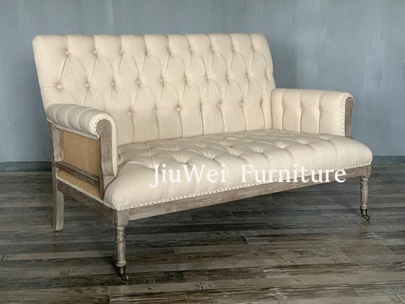 Antique Reproduction Sofas Chesterfield Fabric Sofa for Living Room Furniture/Lounge Sofa