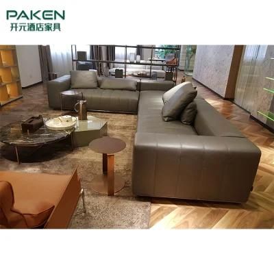 Modern Sofa Genuine Leather Sofa for Luxury Living Room