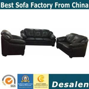 Factory Wholesale Leather Modern Genuine Sofa (Y986)