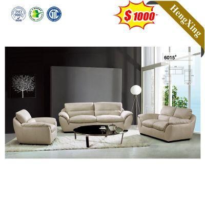 Best Quality Medium Size European Style Leather Corner Living Room Sofa