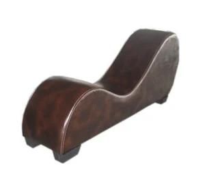 Modern Bedroom Furniture Genuine Leather Sex Yoga Single Sofa Chair