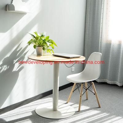 Minimalist Natural Bamboo End Table Sofa Side Table for Living Room