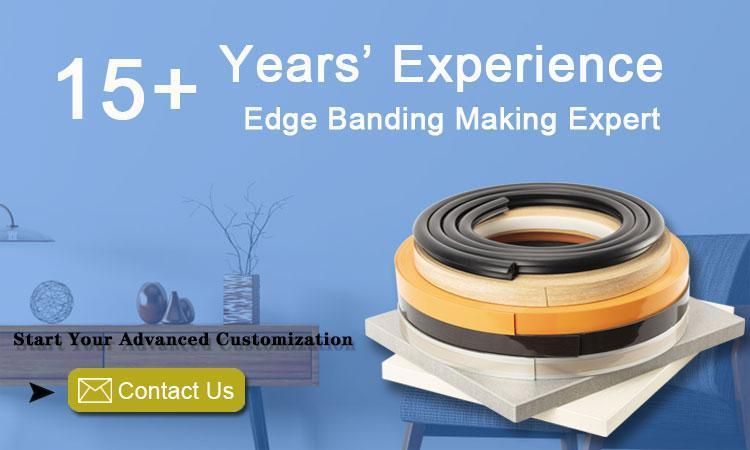 Solid Color Embossed Finish PVC Edge Banding