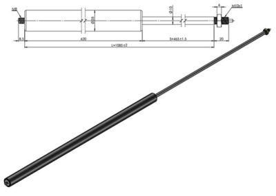 Lift Lockable Gas Spring for Table