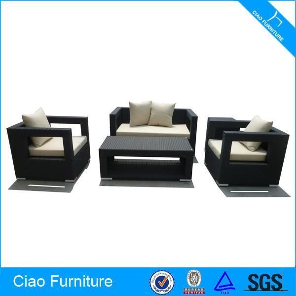 F- Guangdong Outdoor Furniture Garden Rattan Sofa (CF611)