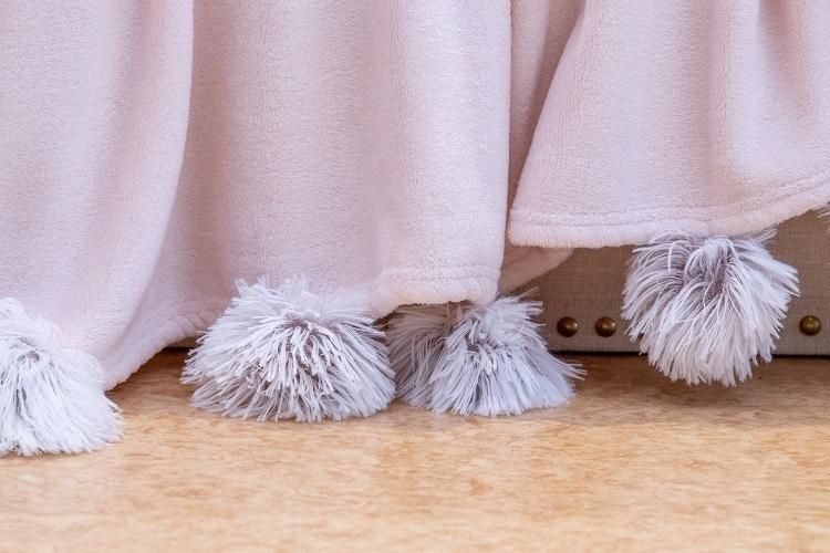Solid Fuzzy Fleece Couch Sofa Throws Bedding Blankets