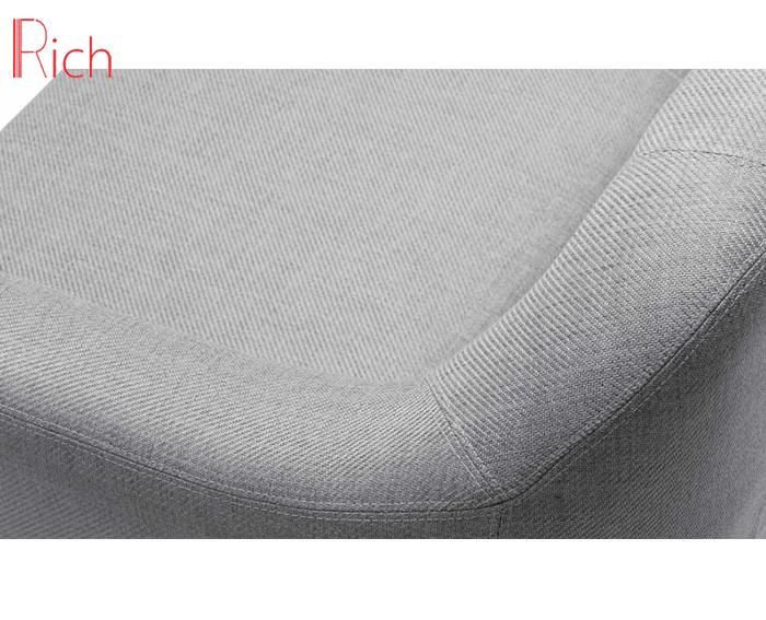 New Modern Living Room Furniture Hotel Bedroom Fabric Sofa (2seater)