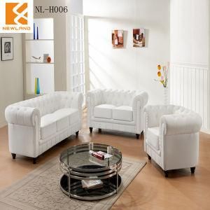 Newland Furniture Classical Leather Sofa (NL-H006)
