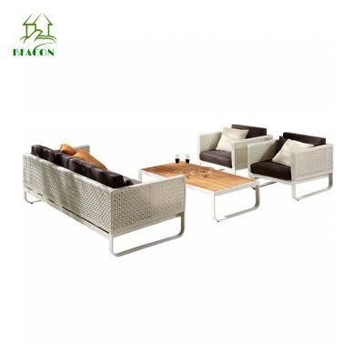 Patio Furniture Black Rattan Corner Sofa Garden Set