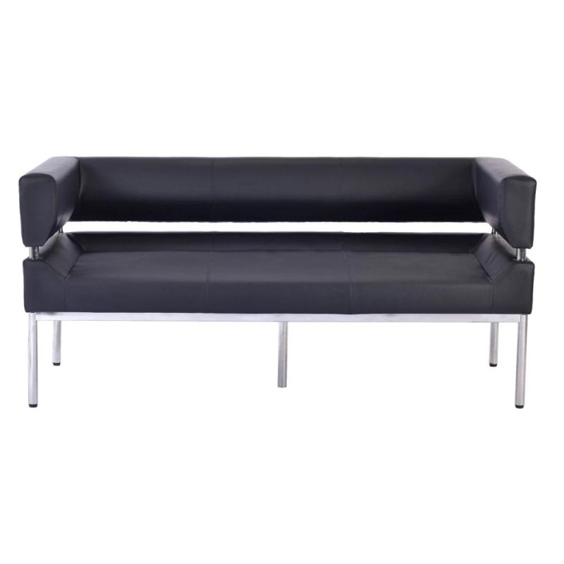 High Quality Black Leather Office Sofa Modern Design Office Sofa Living Room Sofa Home Office Furniture