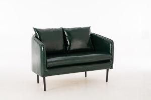 Modern Leisure Living Room Fabric Sectional Sofa Nordic Style Gerrn Velvet Sofa