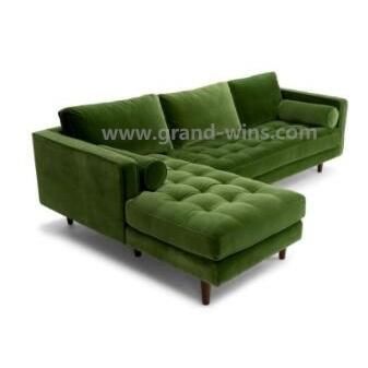 Living Room Sofas Vintage Leather Chesterfield Sofa for Sale