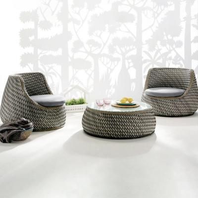 Outdoor Double Rattan Rattan Art Living Room Balcony Rattan Chair Sofa