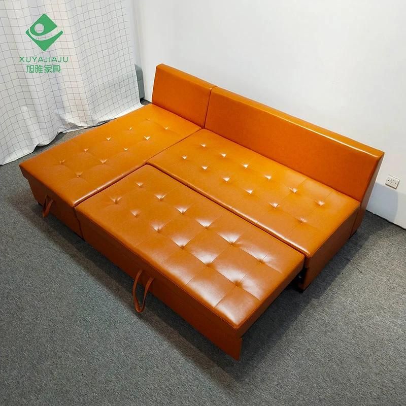 OEM Oed Corner Sofa Set Sectional L Shaped Folding Operate Couch Set