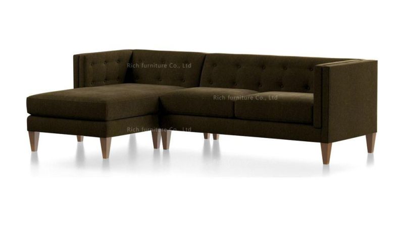 Factory Direct Sale Fabric Living Room Sectional Couch Sofa