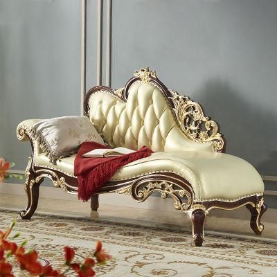 Foshan Sofa Furniture Factory Wholesale Antique Chaise Lounge Leather Chairs in Optional Furnitures Color