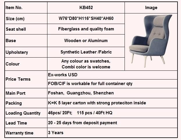 RO Scandinavia Milan Living Room Furniture with Ottoman