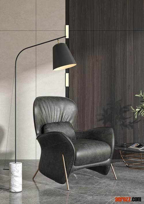 China Modern Design Fabric Lounge Apartment Sofa Chair Original Design Sofa in Vintage Leather Lounge Chair Brunswick Occasional Chair