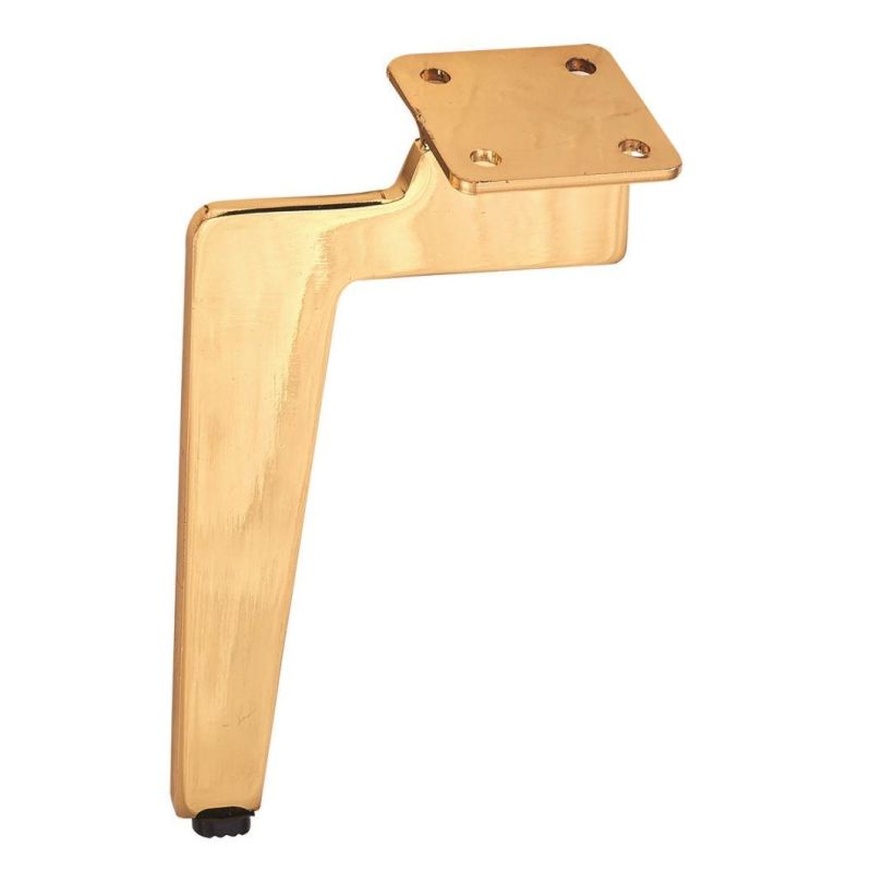Rose Gold Finish Metal Legs Chair Ottoman Table Furniture Legs