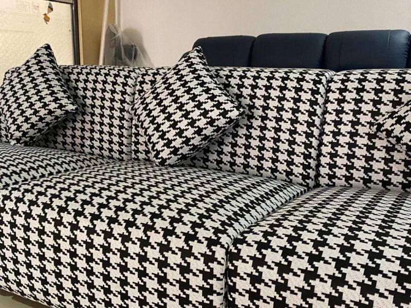 Light Luxury Technology Cloth Sofa Apartment Living Room Modern Simple Fabric Chaise Sofa