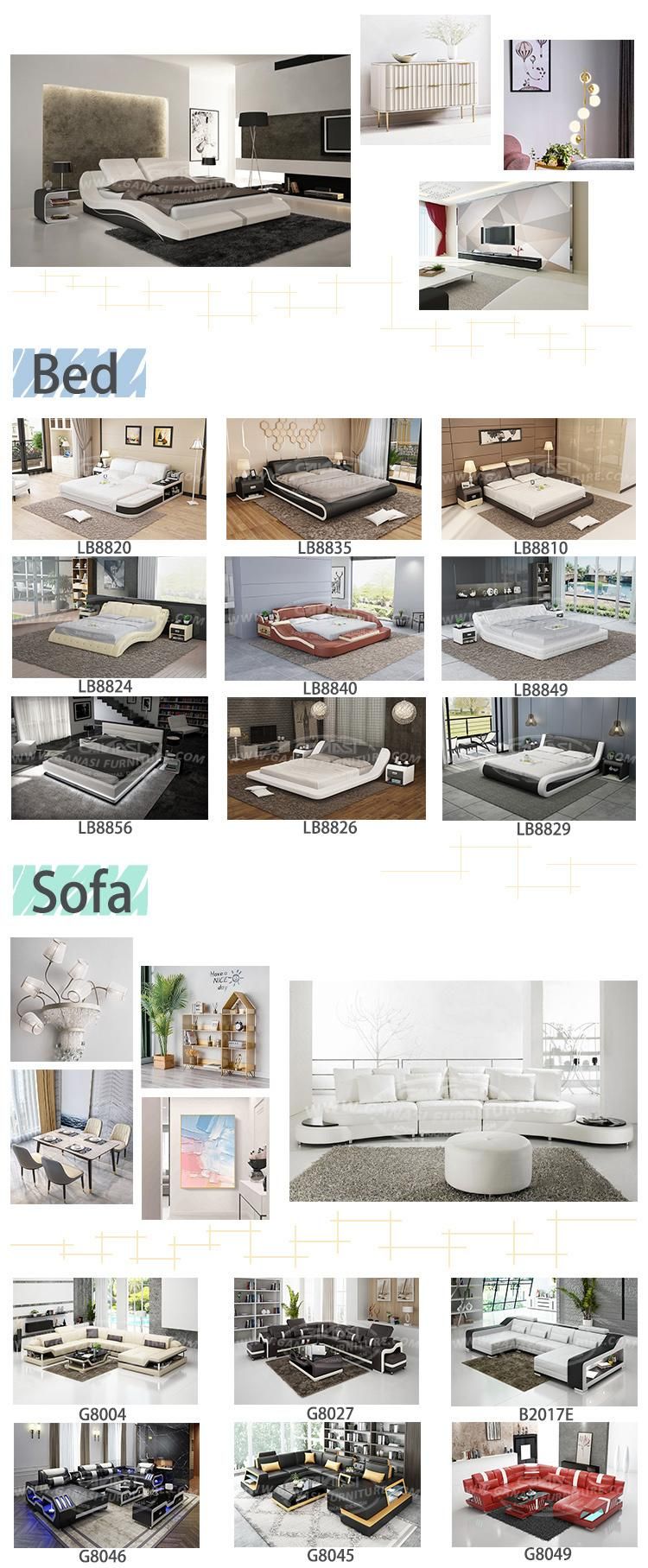 European Luxury Style Home Livingroom Furniture Sofa Set with Coffee Table