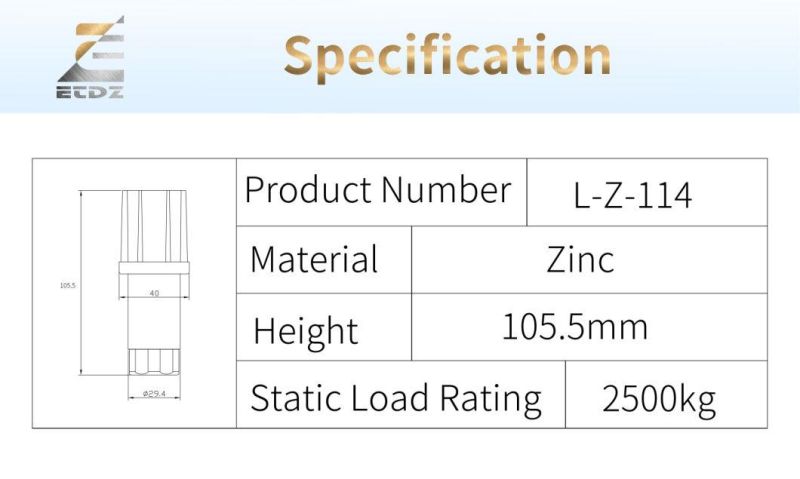 Kitchen Adjustable Leg L-Z-114 Kitchen Part Table Equipment Adjustable Leg