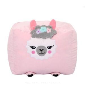 Kids Stuffed Animal Plush Toy Storage Bean Bag Soft Pouch