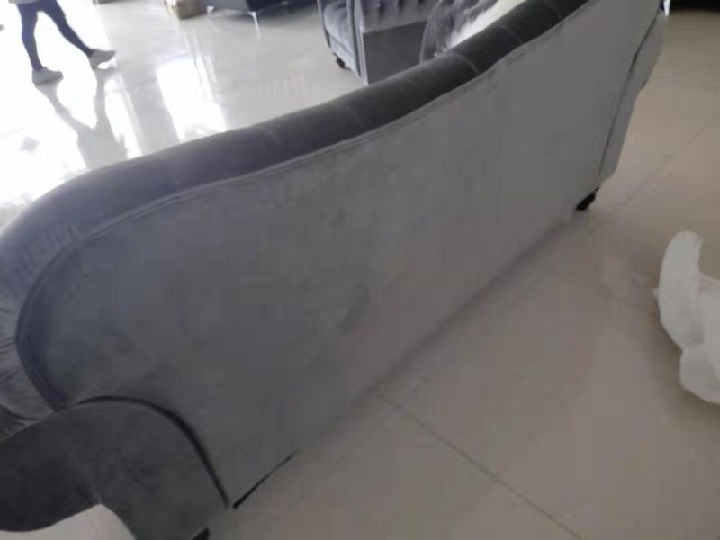 Modern Fabric Sofa with crystal Tufting Sofa for Home Furniture