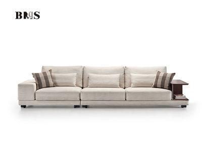 Italian Home Wooden Furniture Modern Design Three Seat Small Sectional Sofa